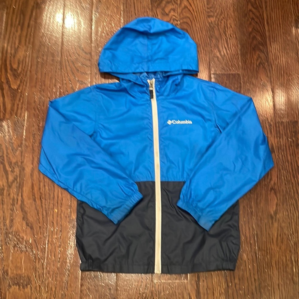 Columbia boys windbreaker jacket size 8 (small)